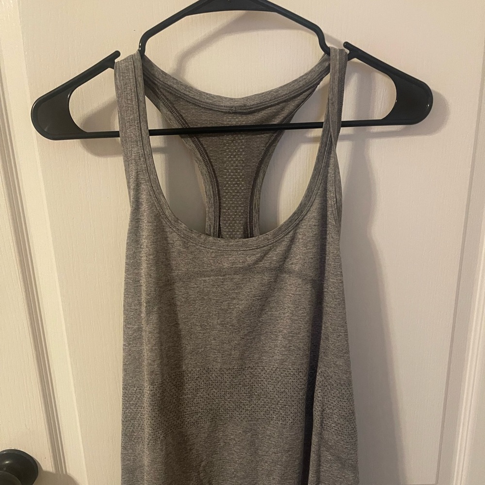 Gray swiftly Lululemon tank
